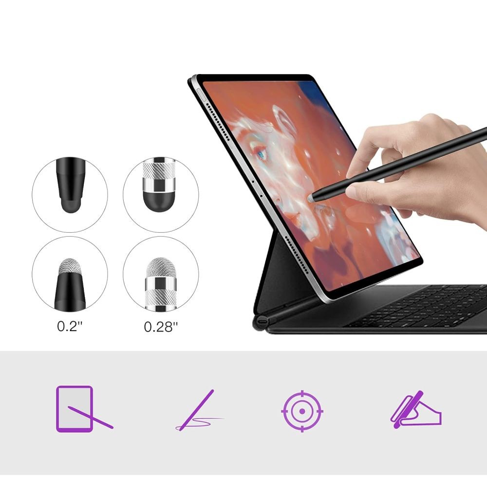 Touch Stylus Pen Tech-Protect USP100 4-TIP Passive Μωβ | www.lightgear.gr