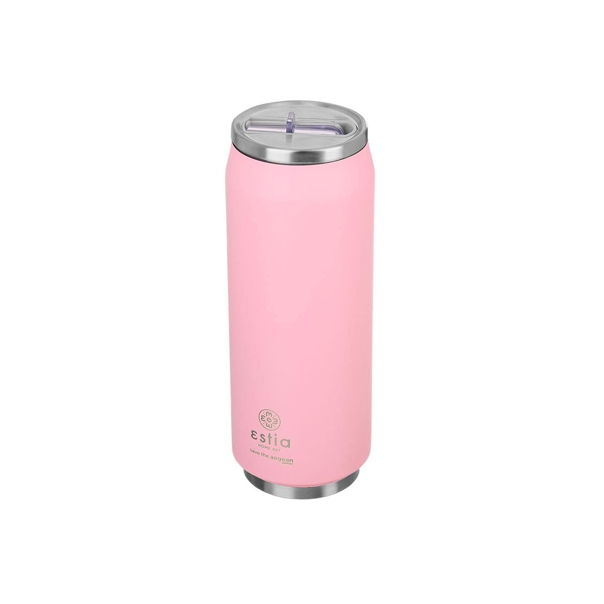 Ανοξείδωτο Θερμός με Καλαμάκι Estia Save the Aegean 500ml | www.lightgear.gr