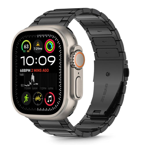 Stainless Bracelet Tech-Protect για Apple Watch 44 / 45 / 46 / 49mm Μαύρο | www.lightgear.gr
