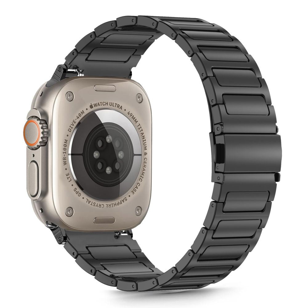 Stainless Bracelet Tech-Protect για Apple Watch 44 / 45 / 46 / 49mm Μαύρο | www.lightgear.gr