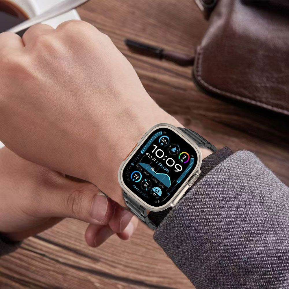 Stainless Bracelet Tech-Protect για Apple Watch 44 / 45 / 46 / 49mm Μαύρο | www.lightgear.gr