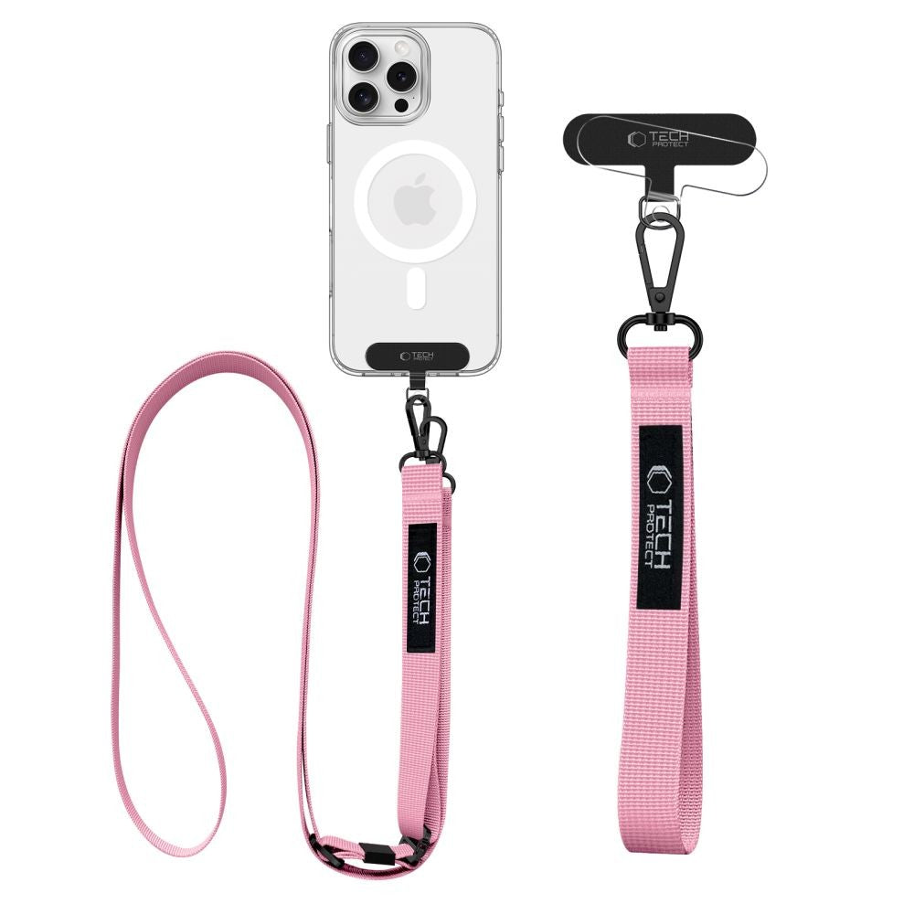 Rope Crossbody Leash Tech-Protect C65 Ροζ | www.lightgear.gr