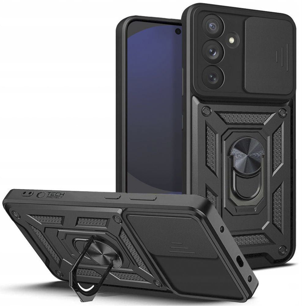 Θήκη CamShield Pro Tech-Protect για Samsung Galaxy S24 FE Μαύρο | www.lightgear.gr