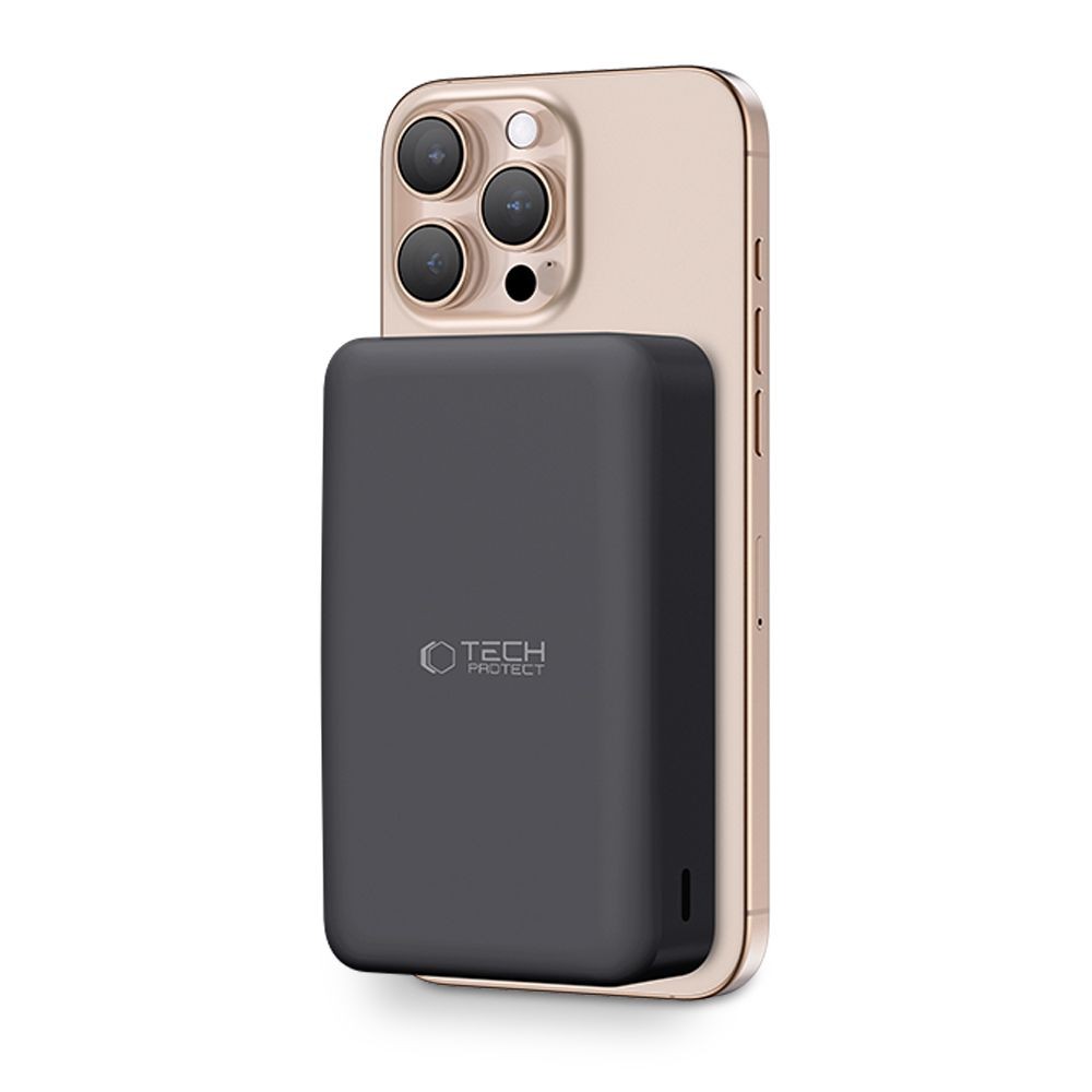 Powerbank Tech-Protect PB12 LifeMag MagSafe 20000mAh Μαύρο | www.lightgear.gr