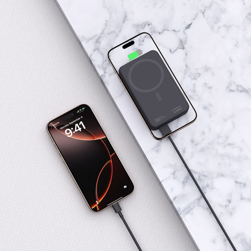 Powerbank Tech-Protect PB12 LifeMag MagSafe 20000mAh Μαύρο | www.lightgear.gr