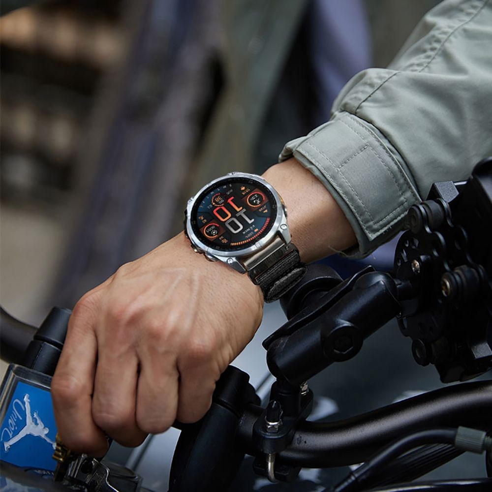 Nylon Strap Tech-Protect για Garmin Fenix 5X / 5X Plus / 6X / 6X Pro / 7X / 8 (51mm) Μαύρο | www.lightgear.gr