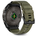 Nylon Strap Tech-Protect για Garmin Fenix 5X / 5X Plus / 6X / 6X Pro / 7X / 8 (51mm) Πράσινο | www.lightgear.gr