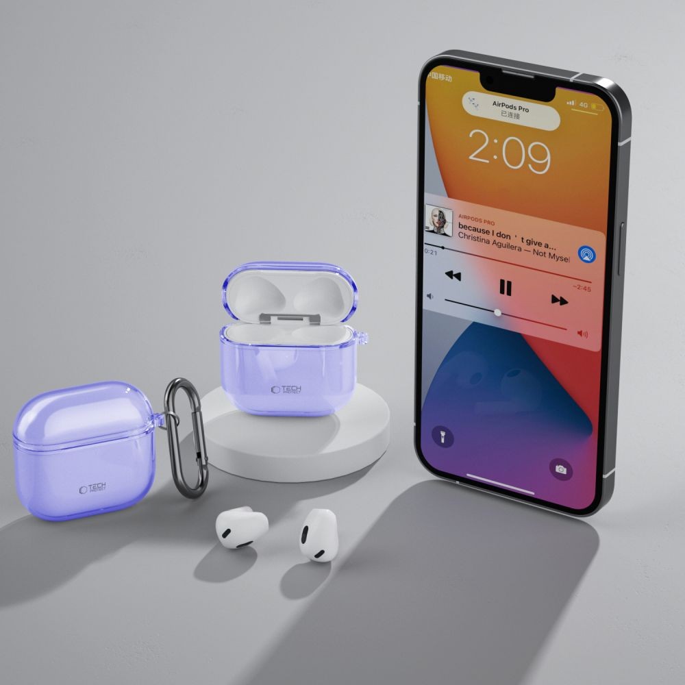 Θήκη Tech-Protect FlexAir για AirPods 4 Μωβ | www.lightgear.gr