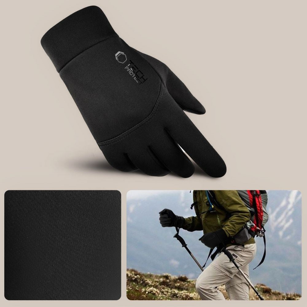 Γάντια Tech-Protect WG01 με Touch Tips M Μαύρο | www.lightgear.gr