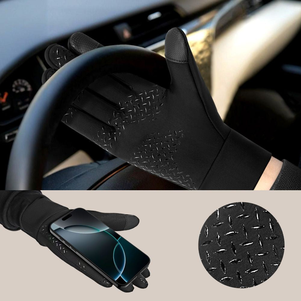 Γάντια Tech-Protect WG01 με Touch Tips L Μαύρο | www.lightgear.gr