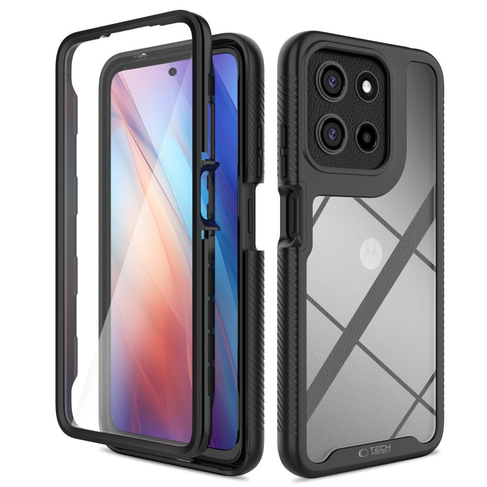 Defense Θήκη Tech-Protect για Motorola Moto G15 / G15 Power / G05 / E15 Μαύρο | www.lightgear.gr