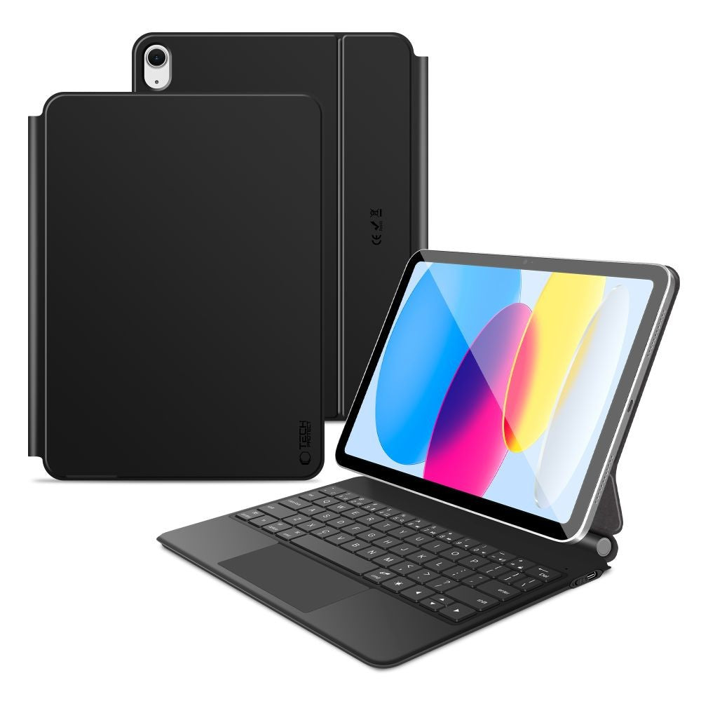 Smartcase Magnetic με Keyboard Tech-Protect για iPad 10.9” 2022 / iPad 11” 2025 Μαύρο | www.lightgear.gr