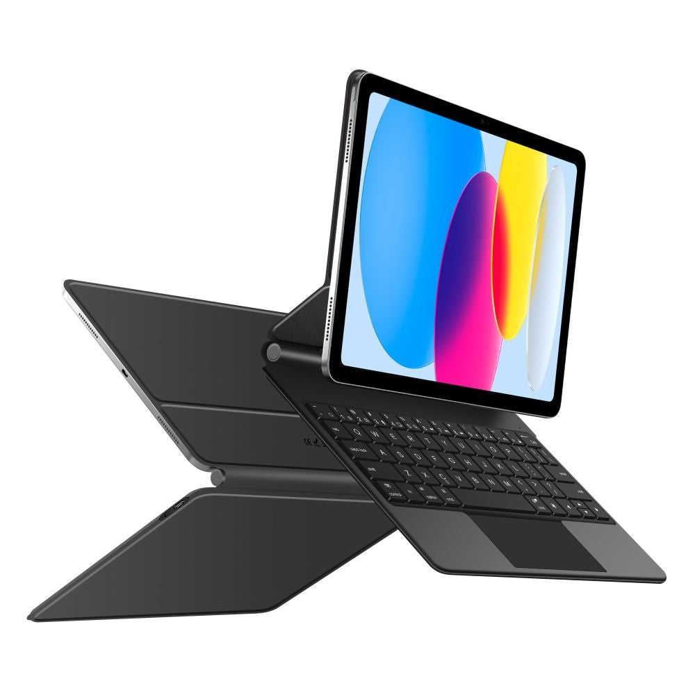 Smartcase Magnetic με Keyboard Tech-Protect για iPad 10.9” 2022 / iPad 11” 2025 Μαύρο | www.lightgear.gr
