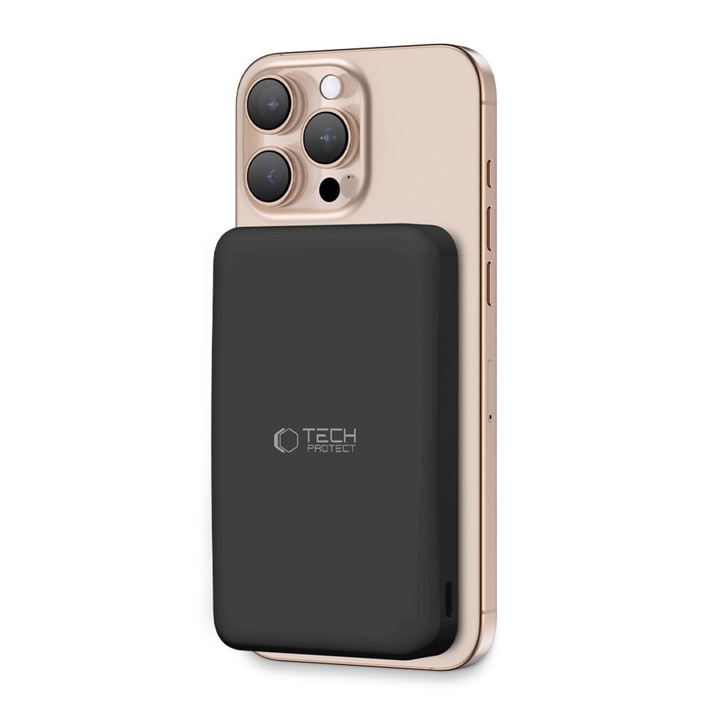 Powerbank Tech-Protect PB24 LifeMag QI2 MagSafe 10000mAh Μαύρο | www.lightgear.gr