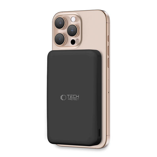 Powerbank Tech-Protect PB24 LifeMag QI2 MagSafe 10000mAh Μαύρο | www.lightgear.gr