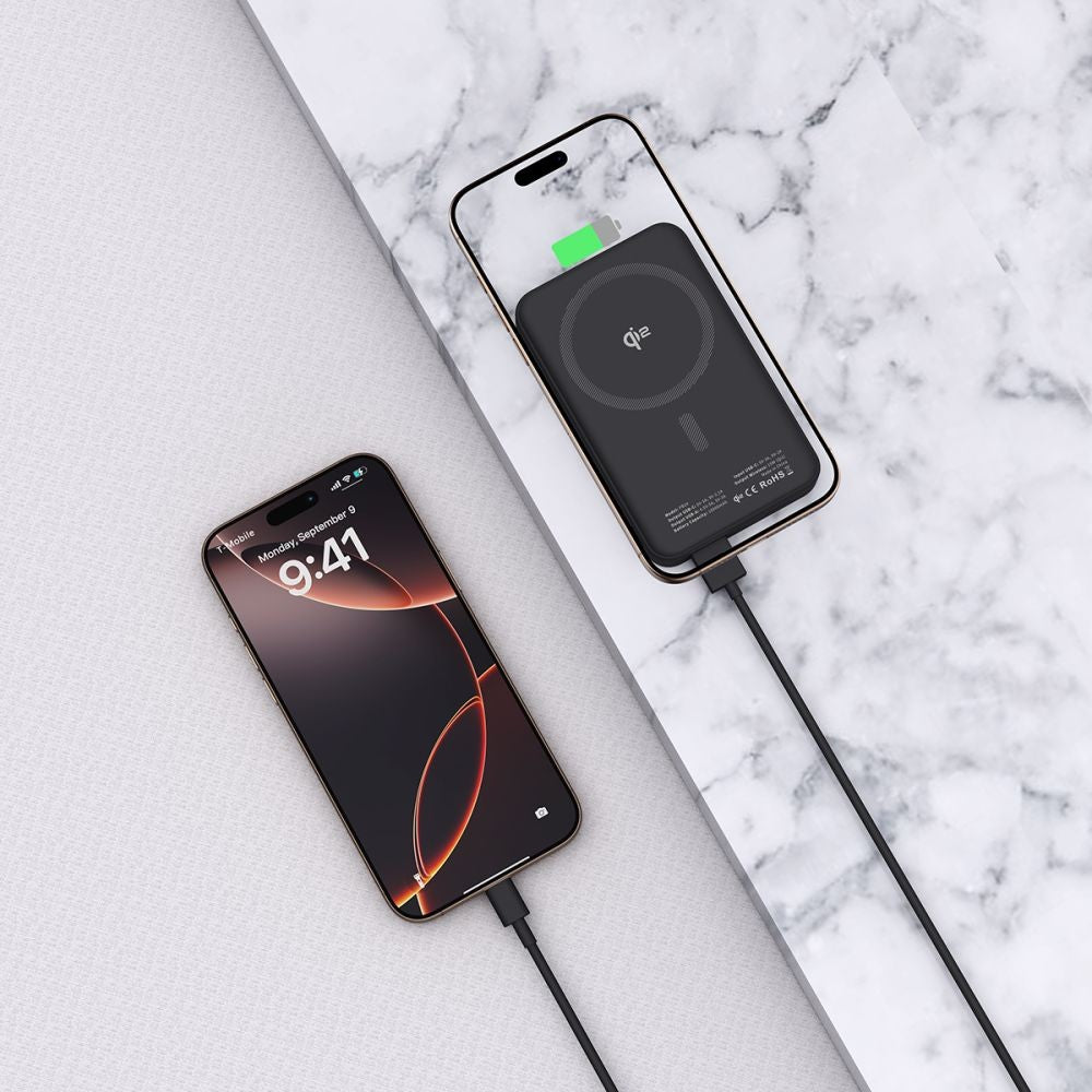 Powerbank Tech-Protect PB24 LifeMag QI2 MagSafe 10000mAh Μαύρο | www.lightgear.gr