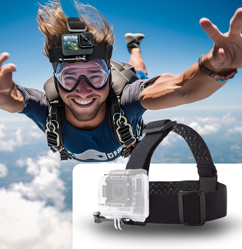 Head Mount Tech-Protect GA100 για GoPro / DJI Μαύρο | www.lightgear.gr