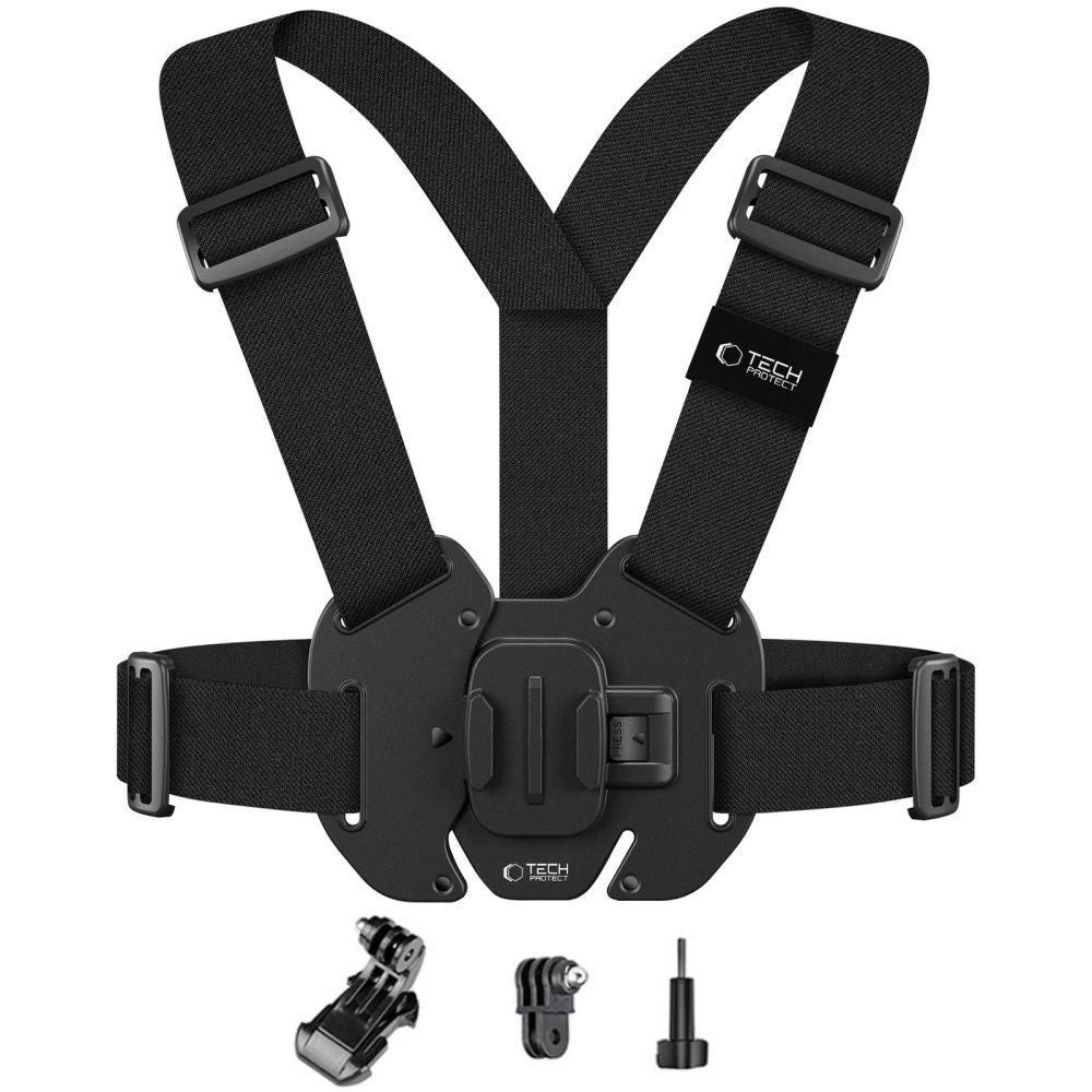 Chest Mount Tech-Protect GA100 για GoPro / DJI Μαύρο | www.lightgear.gr