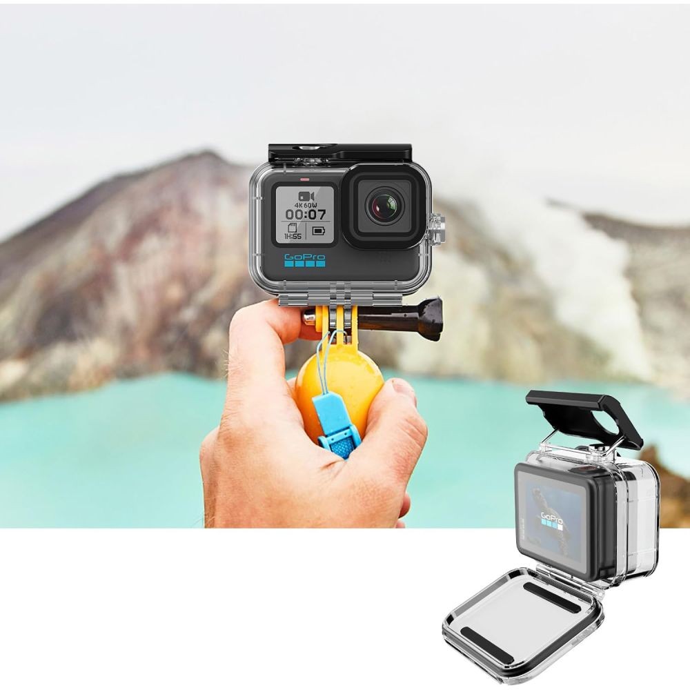 Waterproof Θήκη Tech-Protect GA200 για GoPro Hero 9 / 10 / 11 / 12 Διαφανές | www.lightgear.gr