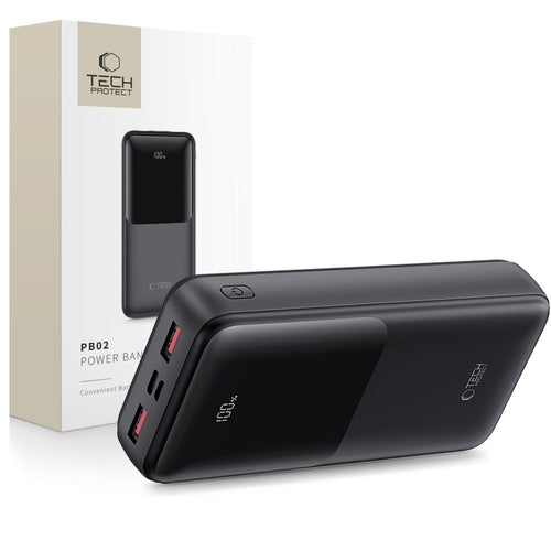 Powerbank Tech-Protect PB02 20000mAh 22.5W Μαύρο | www.lightgear.gr