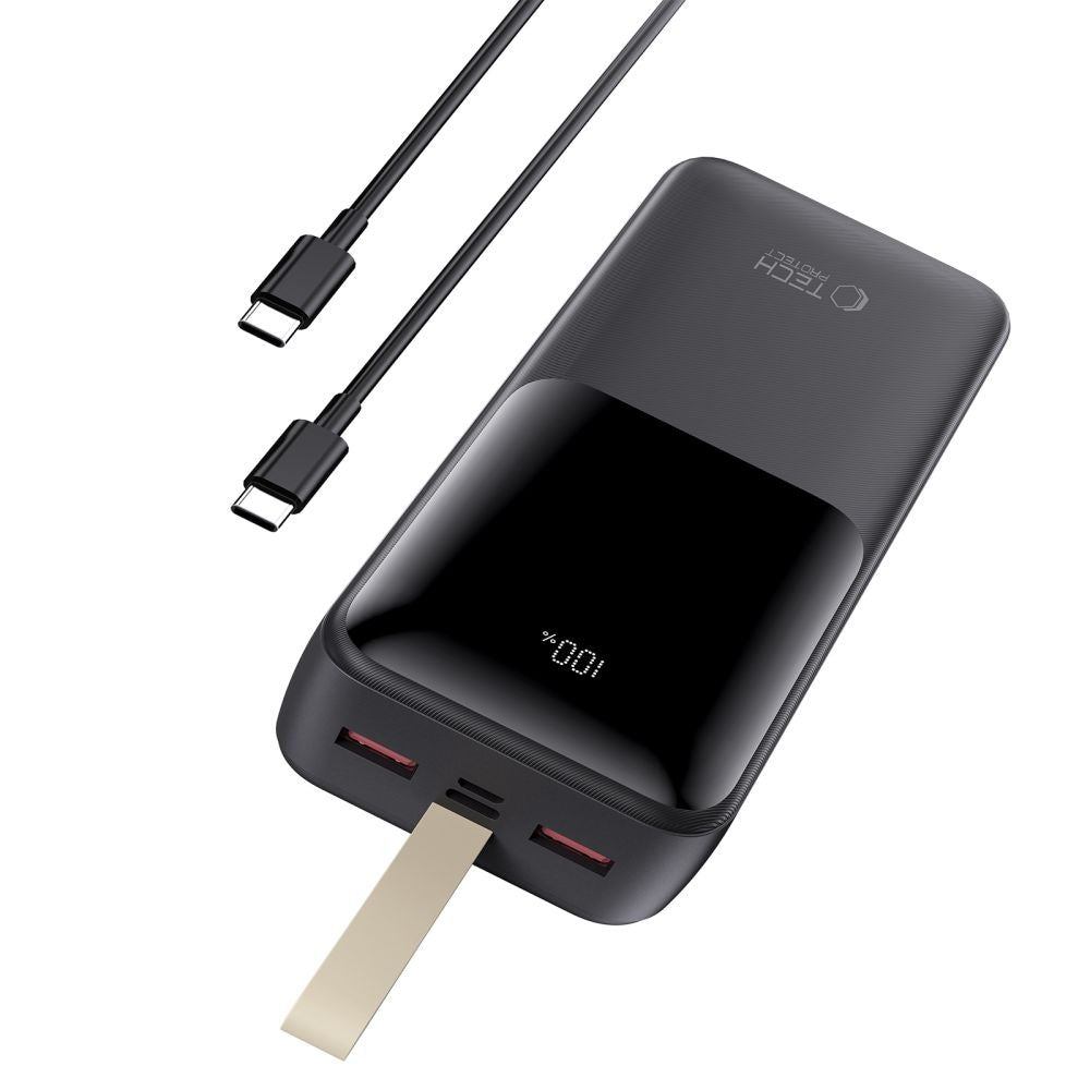 Powerbank Tech-Protect PB03 30000mAh 22.5W Μαύρο | www.lightgear.gr