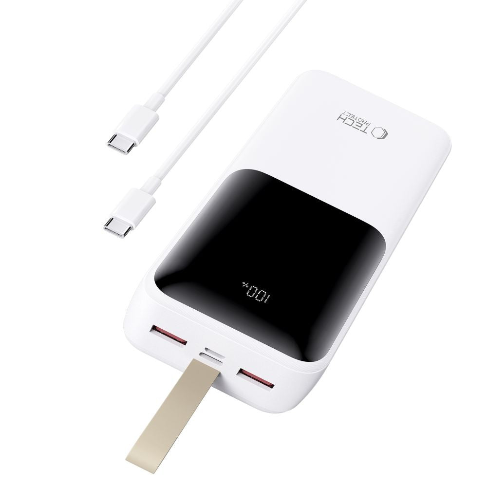 Powerbank Tech-Protect PB03 30000mAh 22.5W Λευκό | www.lightgear.gr