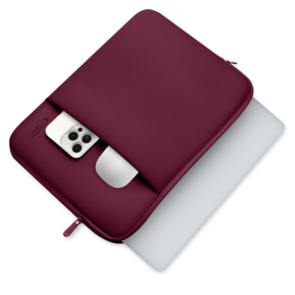 Neoprene Laptop Θήκη Tech-Protect 15-16" Μπορντό | www.lightgear.gr