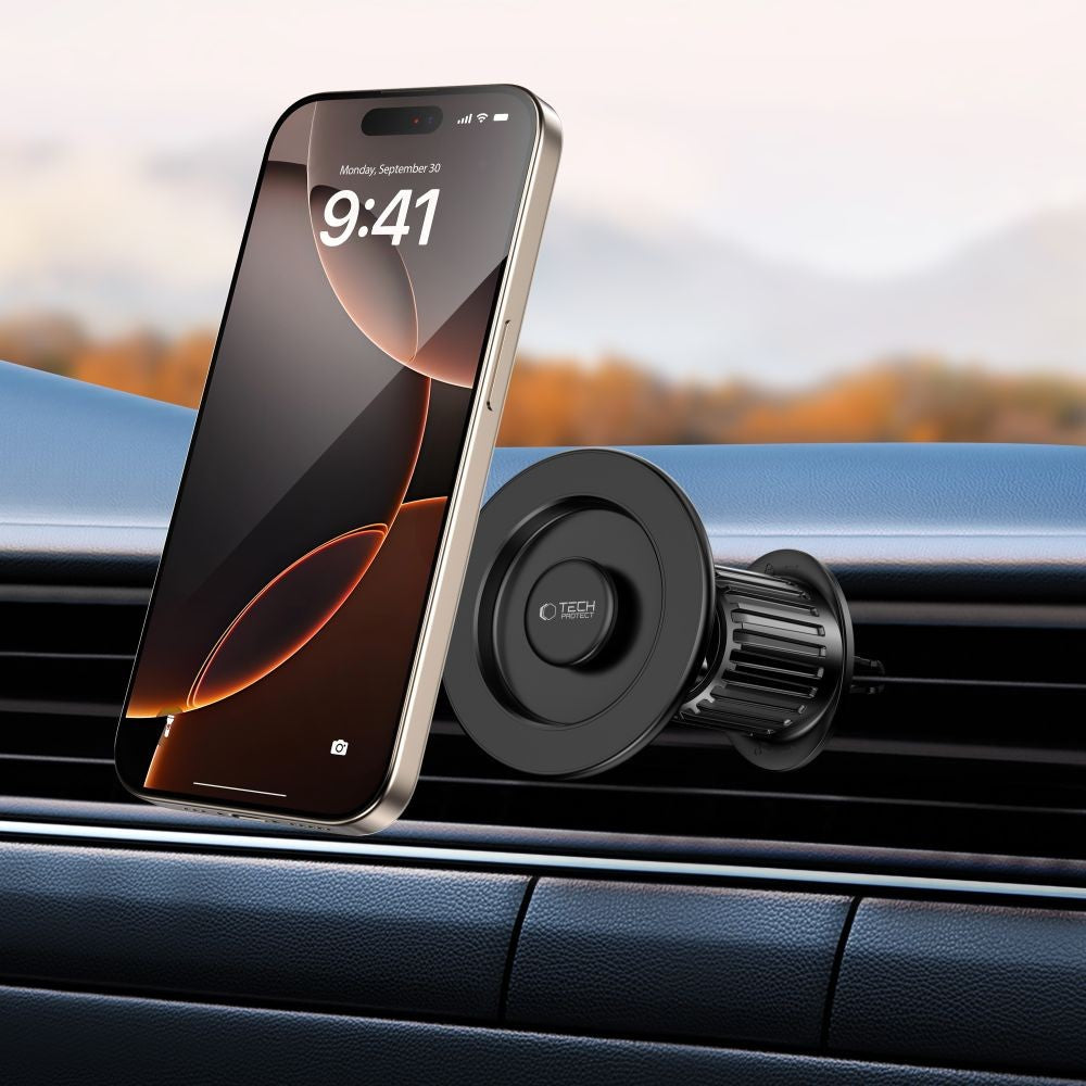 Βάση Κινητού Αυτοκινήτου Tech-Protect N58 Magnetic MagSafe για Air Vent Μαύρο | www.lightgear.gr