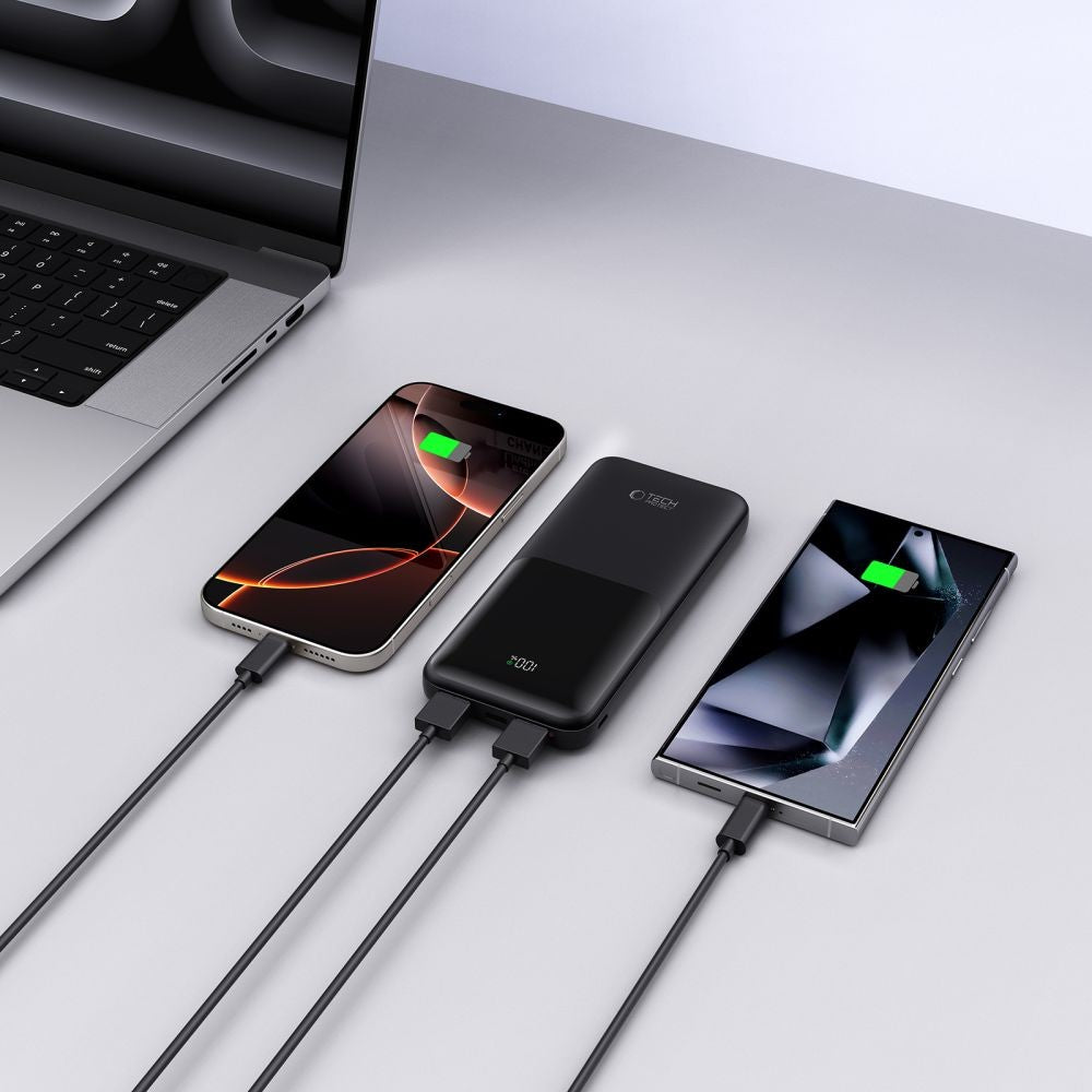 Powerbank Tech-Protect PB01 10000mAh 22.5W Μαύρο | www.lightgear.gr