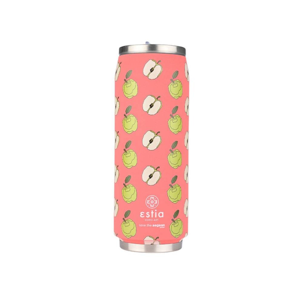 Ανοξείδωτο Θερμός με Καλαμάκι Estia Save the Aegean 500ml | www.lightgear.gr