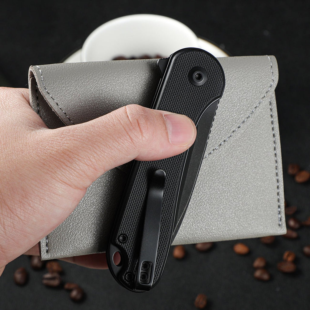 Σουγιάς CIVIVI Button Lock Elementum II G10 Black Nitro-V