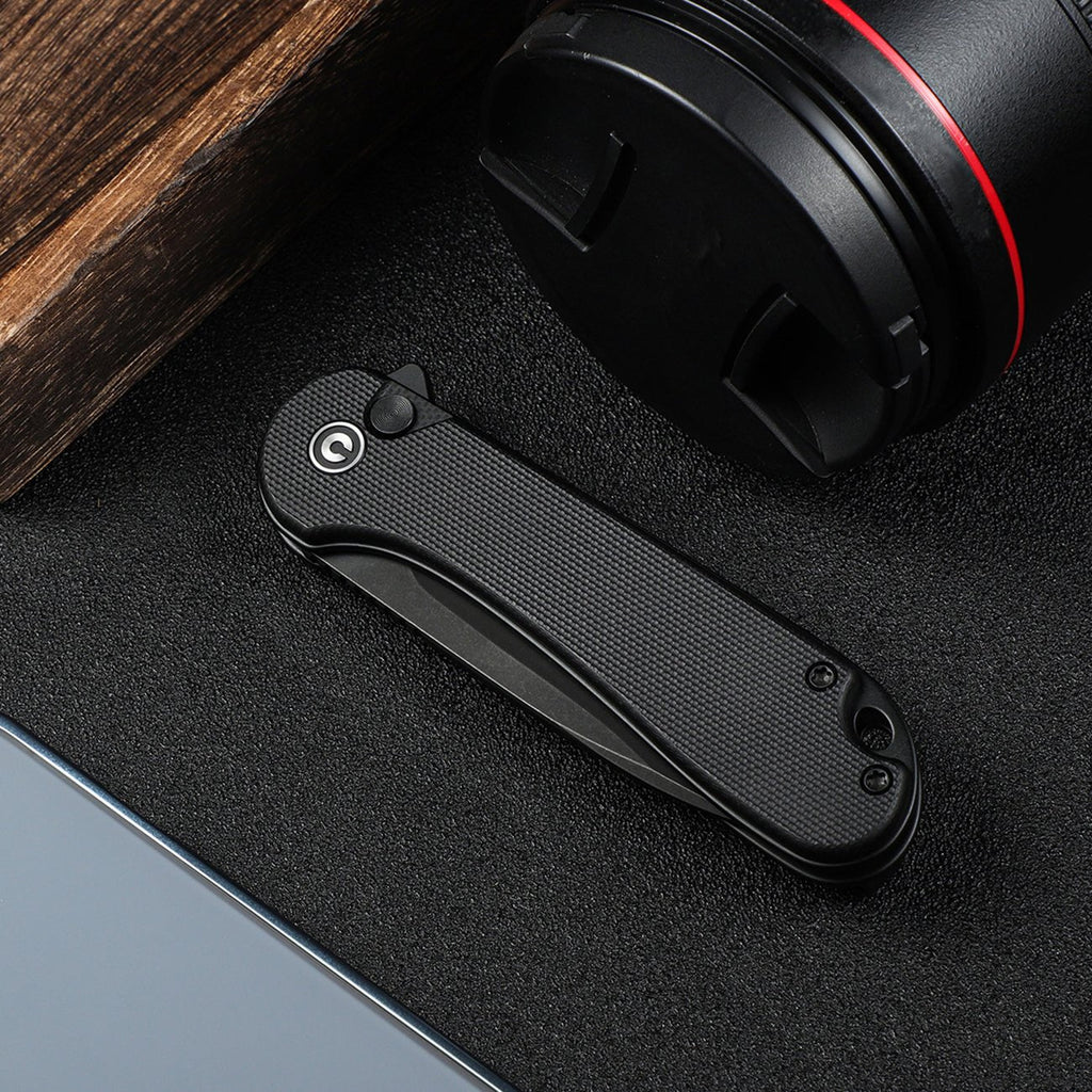 Σουγιάς CIVIVI Button Lock Elementum II G10 Black Nitro-V