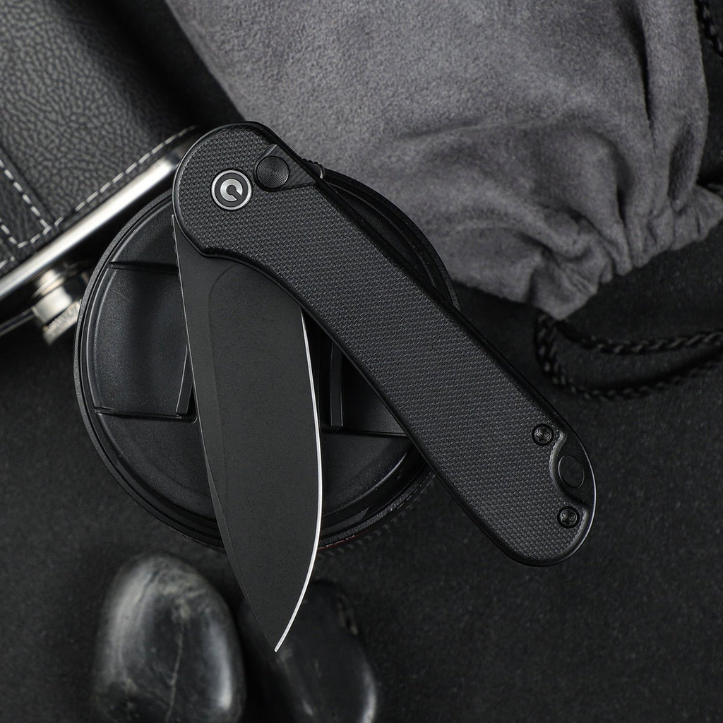 Σουγιάς CIVIVI Button Lock Elementum II G10 Black Nitro-V
