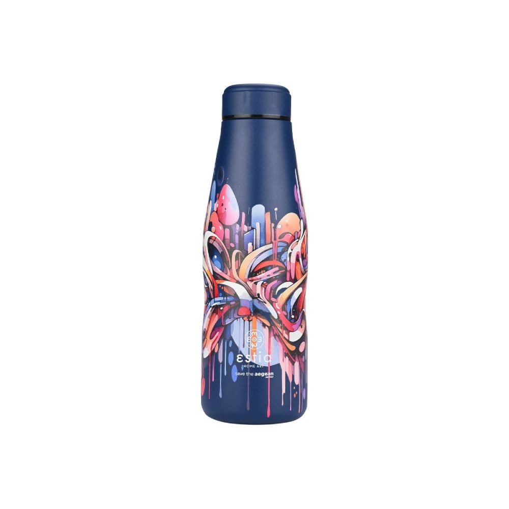 Ανοξείδωτο Μπουκάλι Θερμός Estia Save the Aegean 500ml | www.lightgear.gr