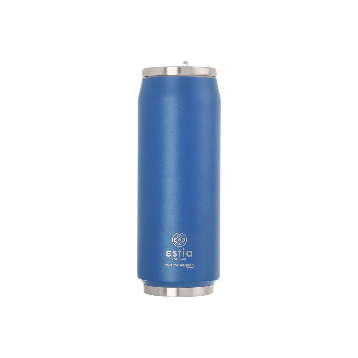Ανοξείδωτο Θερμός με Καλαμάκι Estia Save the Aegean 500ml | www.lightgear.gr