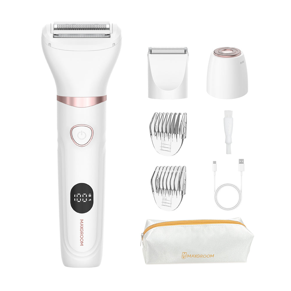 Trimmer Σώματος Και Προσώπου Maxgroom JK-105 3-in-1 Λευκό