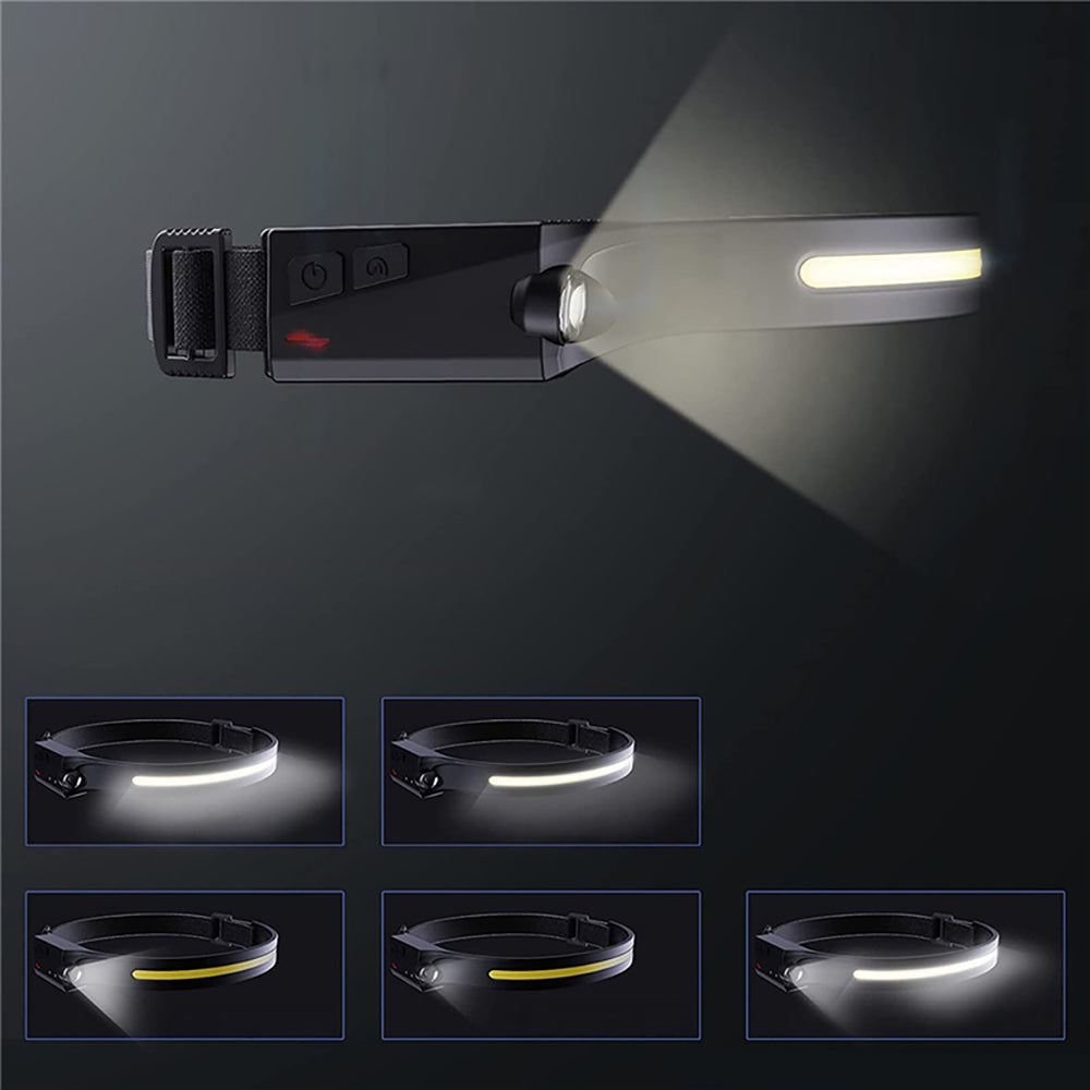 Φακός Κεφαλής CREE LED Wozinsky WLC-1200 350lm IPX4 με Motion Sensor Μαύρο