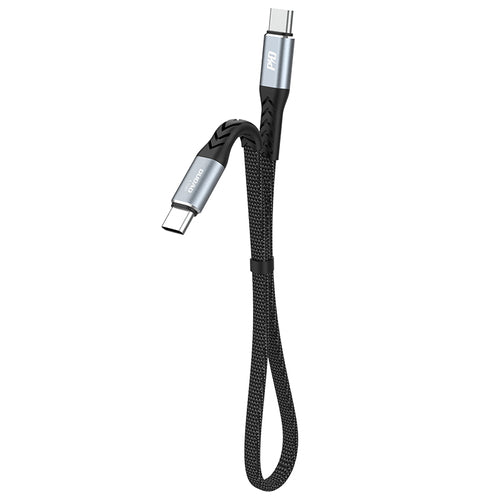 Dudao L10C Καλώδιο USB-C σε USB-C PD 100W 5A 0.23m - Μαύρο