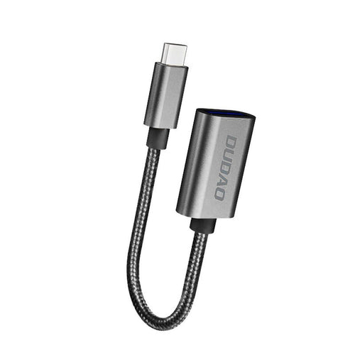 Dudao L15T Αντάπτορας OTG USB-C σε USB-A - Γκρι