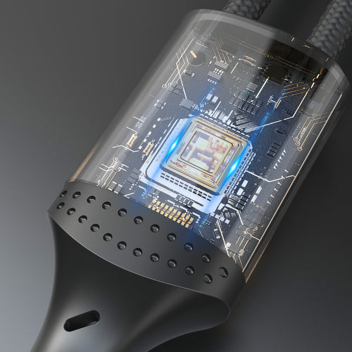 Dudao L3ST Καλώδιο USB-A σε USB-C 5A 1.2m Πλεκτό - Μαύρο
