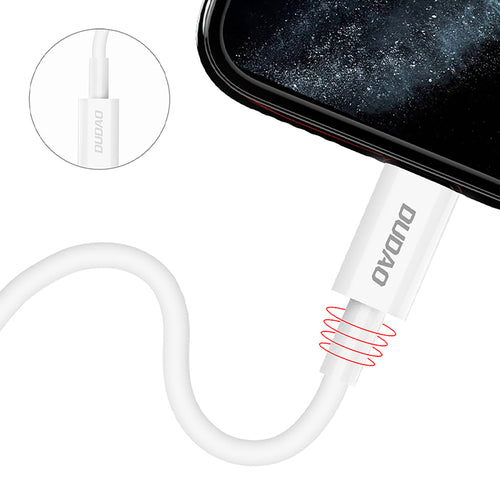 Dudao L6X Καλώδιο USB-C σε Lightning PD 20W 1m - Λευκό