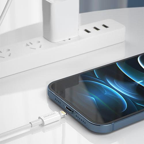 Dudao L6X Καλώδιο USB-C σε Lightning PD 20W 1m - Λευκό
