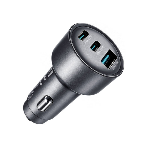Joyroom JR-CCN19 65W Φορτιστής Αυτοκινήτου 2x USB-C + USB-A - Ανθρακί