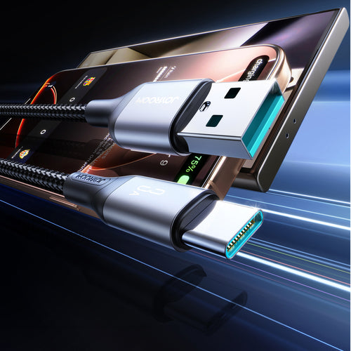 Joyroom S-A28 Flash Series Καλώδιο USB-A σε USB-C 3A 2m - Μαύρο