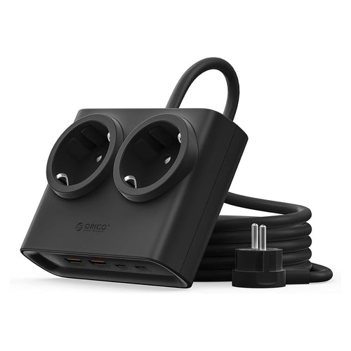 Orico PDC25 25W Πολύπριζο 6 θέσεων με 2x AC, 2x USB-A, 2x USB-C και GaN