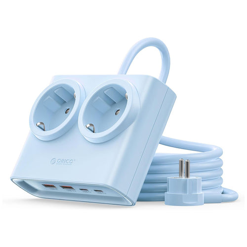 Orico PDC25 25W Πολύπριζο 6 θέσεων με 2x AC, 2x USB-A, 2x USB-C και GaN