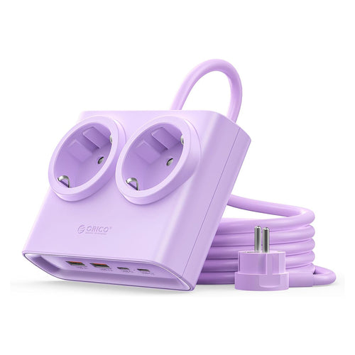 Orico PDC25 25W Πολύπριζο 6 θέσεων με 2x AC, 2x USB-A, 2x USB-C και GaN