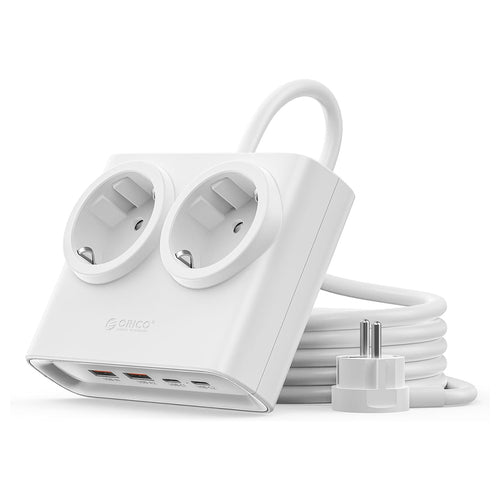 Orico PDC25 25W Πολύπριζο 6 θέσεων με 2x AC, 2x USB-A, 2x USB-C και GaN