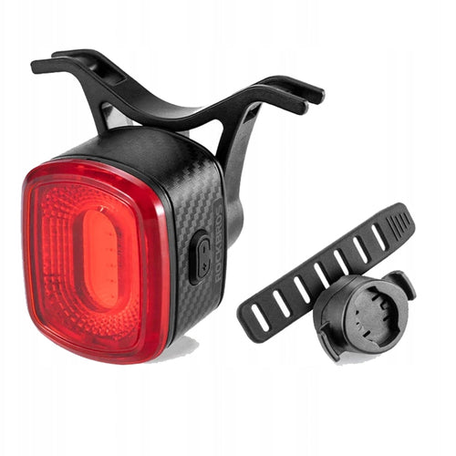 Rockbros Q2S LED Φως Πίσω Ποδηλάτου με Έξυπνο Σύστημα Πέδησης - Μαύρο