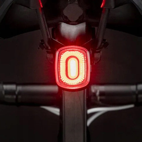 Rockbros Q2S LED Φως Πίσω Ποδηλάτου με Έξυπνο Σύστημα Πέδησης - Μαύρο